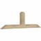 Ekena Millwork Portland Rough Sawn Timber Gable Bracket, Douglas Fir, 60"W x 17"H x 4"D x 4"F, 7/12 Pitch GBW060X17X0404POR00RDF - alternate 5